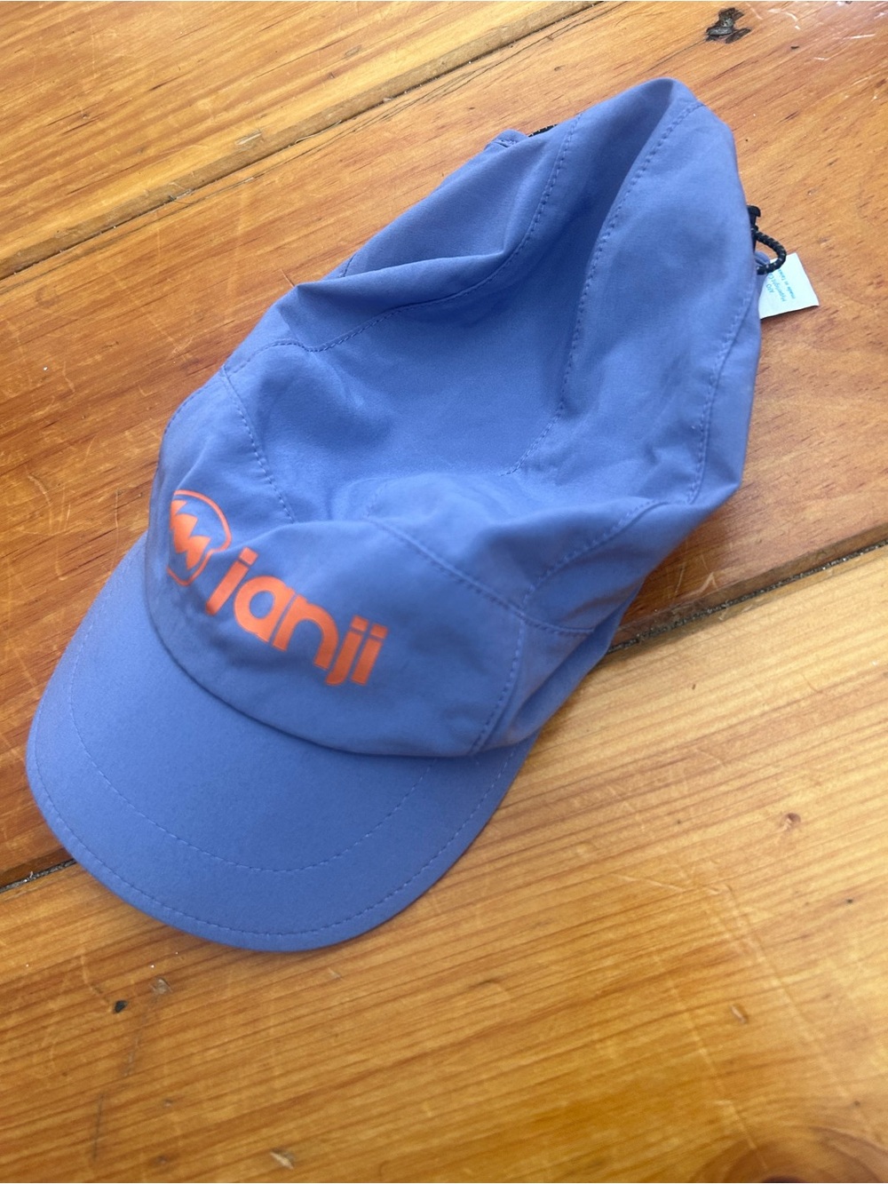 Janji Periwinkle Running Cap with Orange Logo